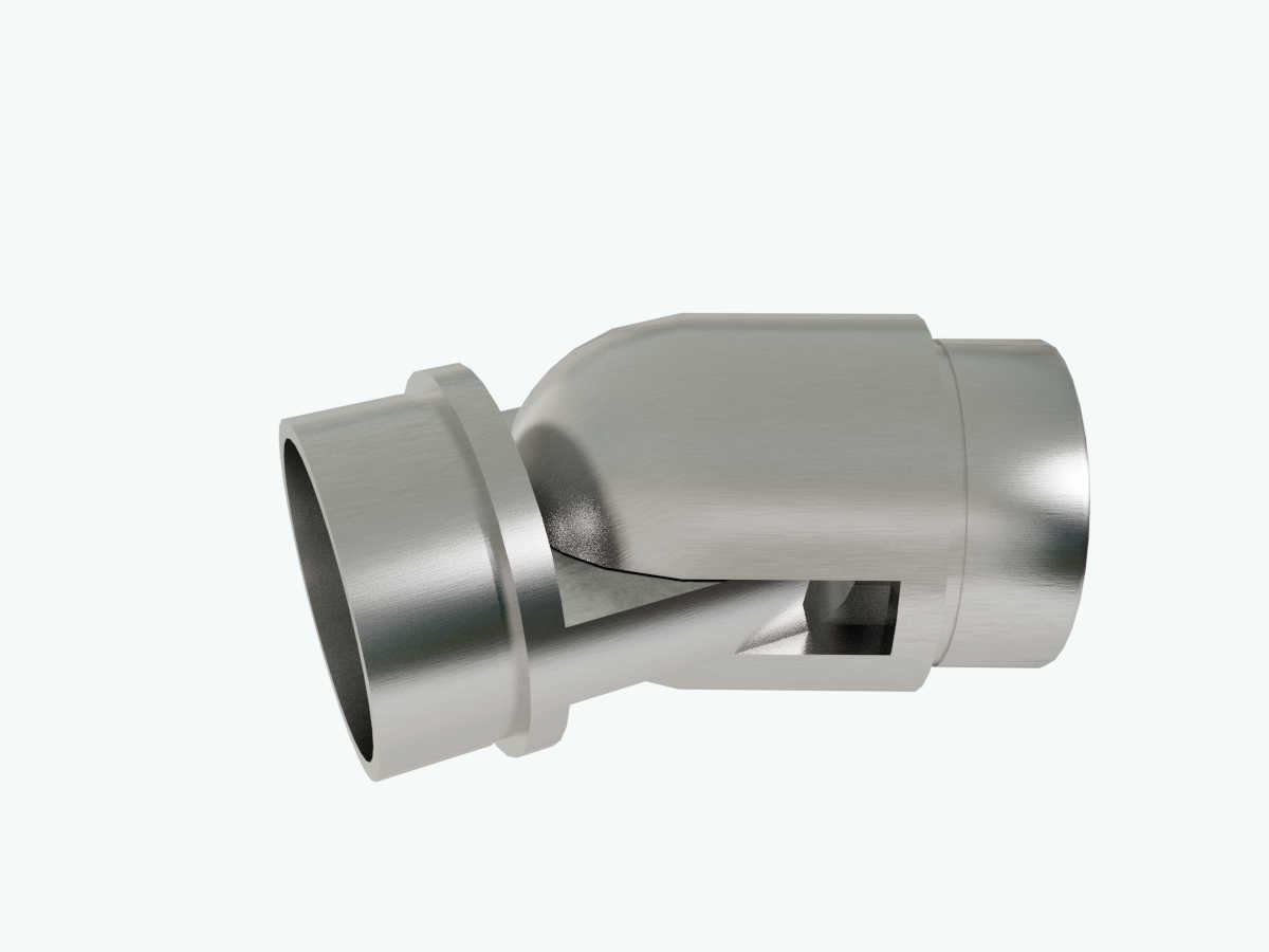 Wizualizacja przegubu balustrady 3D